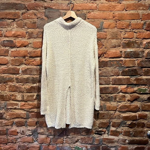 Anthropologie Boucle Turtleneck Tunic in Ivory - Size S - Picture 5 of 5